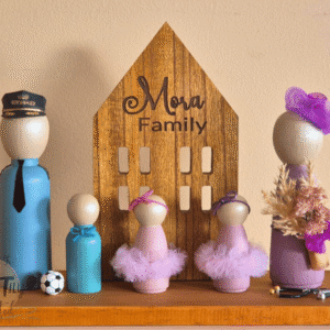 Family Wooden Doll